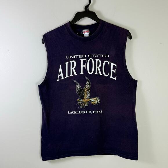 Vintage 1991 United State Air Force Academy Tank Top L USA - Picture 1 of 7